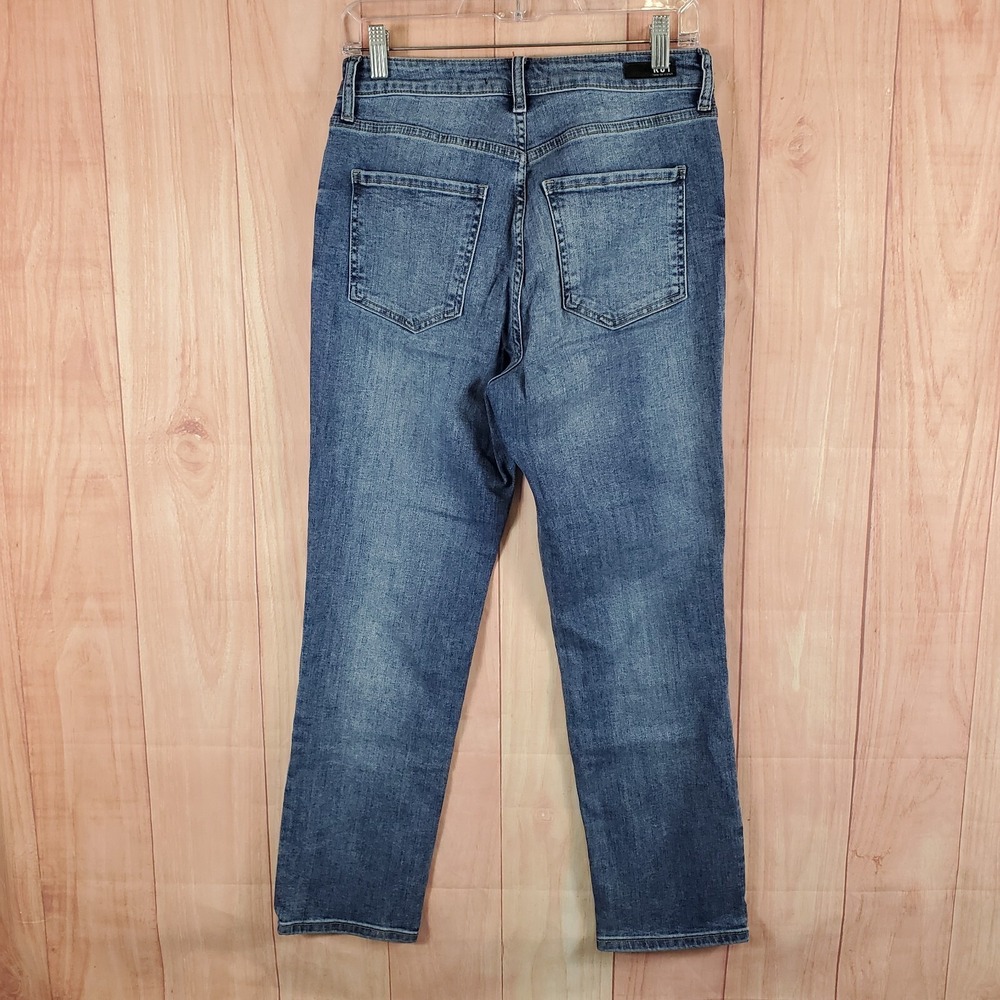 Kut Rosa Womens Ankle Jeans 6‎ Blue Denim Cotton High Rise Vintage Straight Leg